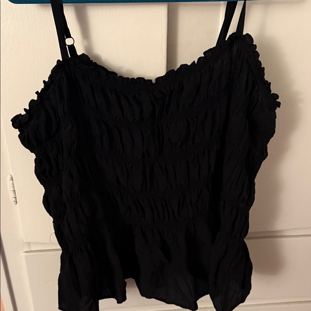Torrid scrunch Black Women's tank 5X
